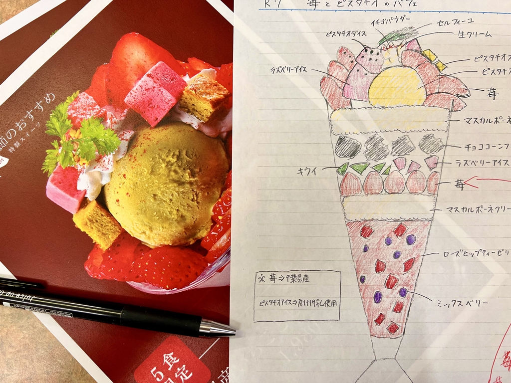 試作段階のイラスト