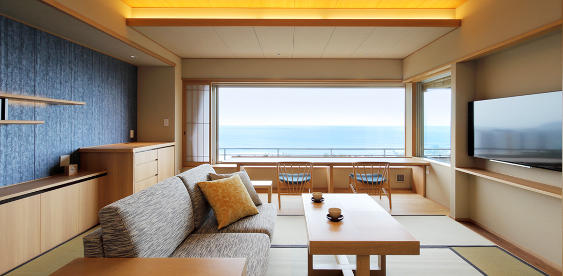 温泉露天風呂付和洋室 ビューカウンタType